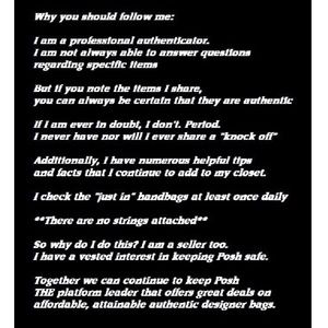 Why following me may benefit you